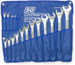 COMBINATION WRENCH SET RAISED PANEL LARGE METRIC 16 PIECE