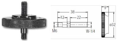 HOLDING SYSTEM ACCESSORY CAMERA NUT AD6013